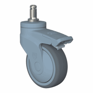 75mm Kinexus Light Swivel Caster with TPE Wheel and Total Lock Brake