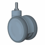 100mm Tandem Swivel Caster with TPE Wheel