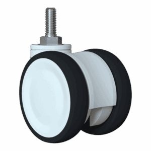 75mm Tandem Low Height Swivel Caster with TPE Wheel