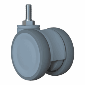 75mm Tandem Low Height Swivel Caster with TPE Wheel