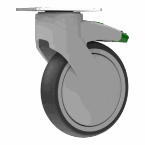 125mm Kinexus Swivel Caster with TPE Wheel and Directional Lock Brake