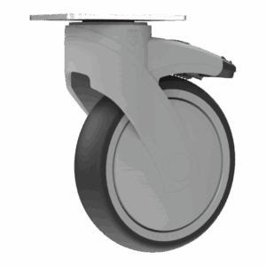 125mm Kinexus Swivel Caster with TPE Wheel and Top Brake