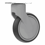 125mm swivel caster with TPE wheel for industrial use.