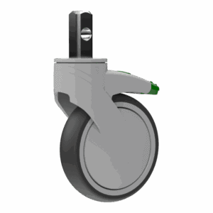 125mm Kinexus Swivel Caster with TPE Wheel and Directional Lock Brake