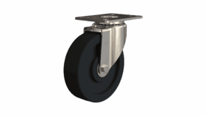 5" Stainless Steel Swivel Caster with HeatEater Wheel