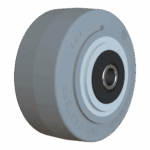 4-inch ElastoPro TPE caster wheel with 1/2" bore for industrial use.