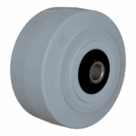 4-inch ElastoPro TPE caster wheel with 1/2" bore for industrial use.