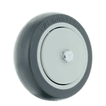 100mm TPR caster wheel with 5/16" bore for industrial use.