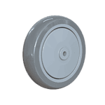 125mm TPR caster wheel with 3/8" bore for furniture and equipment.