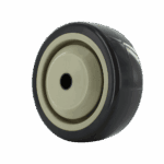 Heavy-duty industrial caster wheel for machinery and equipment.
