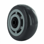 Heavy-duty industrial caster wheel for machinery and equipment.