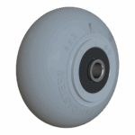 4-inch ElastoPro TPE caster wheel with 1/2" bore for industrial use.