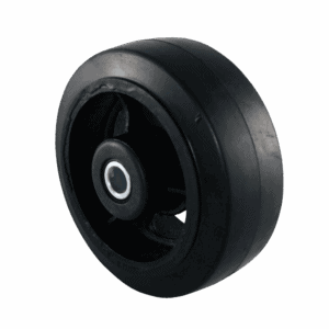 5" Rubber Wheel with 1/2" Bore