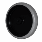 Heavy-duty industrial caster wheel for machinery and equipment.