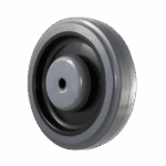 Heavy-duty industrial caster wheel for machinery and equipment.