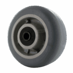 Heavy-duty industrial caster wheel for machinery and equipment.