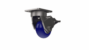 4" Heavy Duty Swivel Caster with TPU Wheel and Top Brake