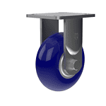 5" Heavy Duty Rigid Caster with TPU Wheel