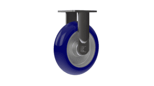 8" Heavy Duty Rigid Caster with TPU Wheel