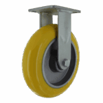 8" Heavy Duty Rigid Caster with TPU Wheel