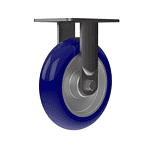 8-inch heavy duty caster with TPU wheel for industrial use.