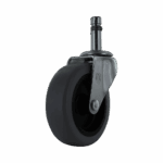 Durable swivel caster with TPR wheel for smooth mobility and load support.