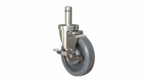 5" Swivel Caster with TPR Wheel and Side Brake