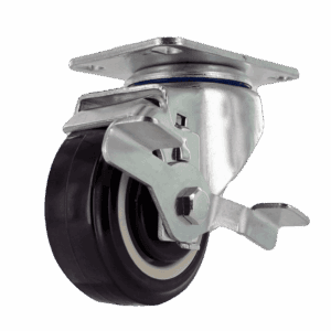 3" Swivel Caster with TPU Wheel and Side Brake