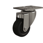 3-inch swivel caster with HeatEater wheel for industrial use.
