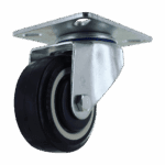 3-inch swivel caster with TPU wheel for industrial applications.