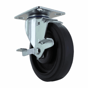 5" Swivel Caster with TPR Wheel and Side Brake
