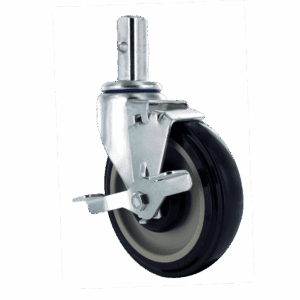 5" Swivel Caster with TPU Wheel and Side Brake