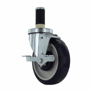 5" Swivel Caster with TPU Wheel and Side Brake