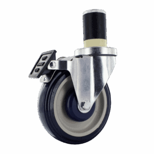 5" Swivel Caster with TPU Wheel and Top Brake
