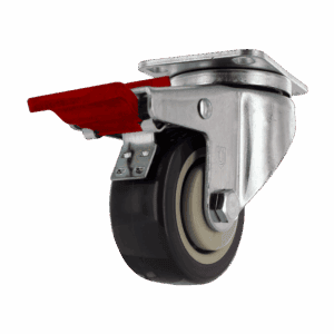 3" Swivel Caster with TPU Wheel and Total Lock Brake