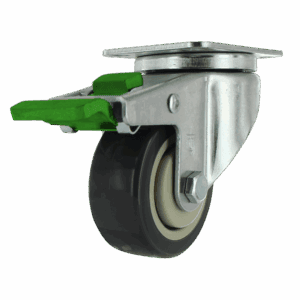 3" Swivel Caster with TPU Wheel and Directional Lock Brake