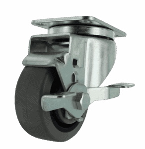 3" Swivel Caster with TPR Wheel and Side Brake