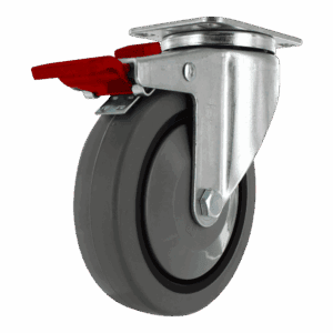 5" Swivel Caster with TPR Wheel and Total Lock Brake
