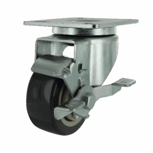 3" Swivel Caster with TPU Wheel and Side Brake
