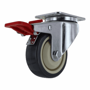 3" Swivel Caster with TPU Wheel and Total Lock Brake