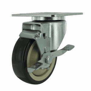4" Swivel Caster with TPU Wheel and Side Brake