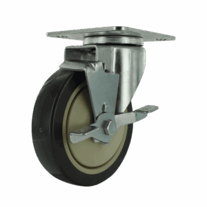 5" Swivel Caster with TPU Wheel and Side Brake