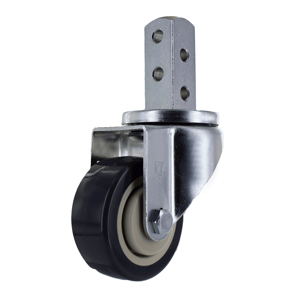 3-inch swivel caster with durable TPU wheel for smooth mobility.