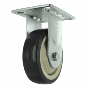 4" Rigid Caster with TPU Wheel