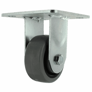 3" Rigid Caster with TPR Wheel