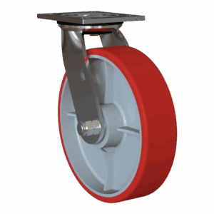 8" Heavy Duty Swivel Caster with TPU Wheel