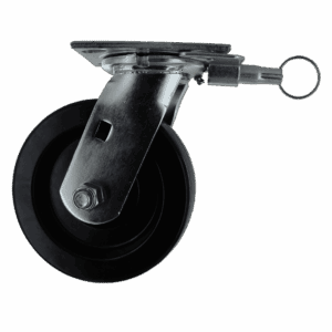 6" Heavy Duty Swivel Caster with Phenolic Wheel and Directional Lock Brake