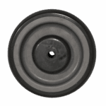 Heavy-duty industrial caster wheel for machinery and equipment.