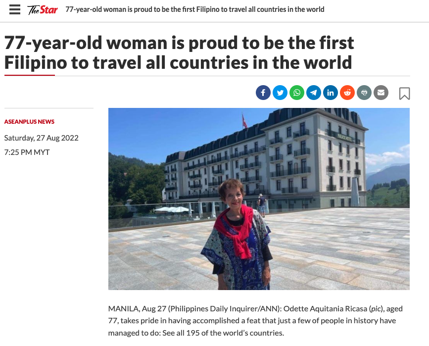 The Star Feature Odette Ricasa August 2022