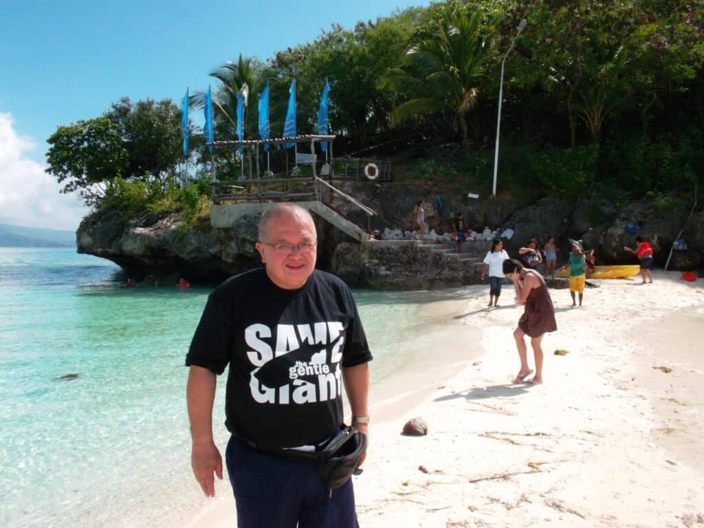 Atty. Buhain in Oslob, Cebu